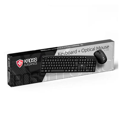 Kross Elegance KE-KM400 Kit Teclado e Mouse Óptico