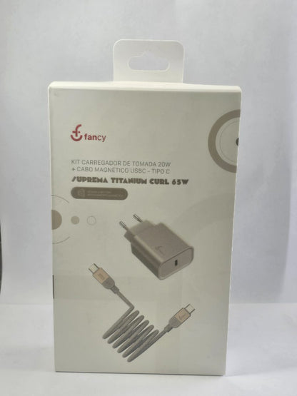 Carregador Fancy Suprema Titanium Curl 65W