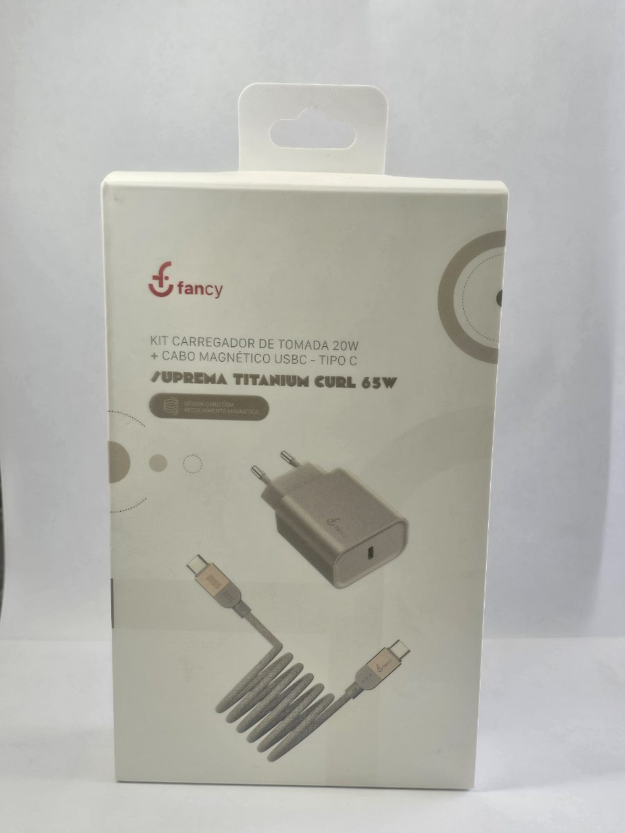 Carregador Fancy Suprema Titanium Curl 65W