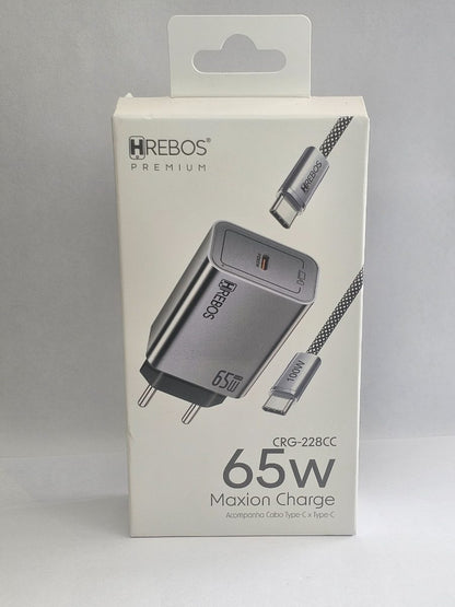 Carregador Hrebos CRG-228CC Maximum Charge 65W
